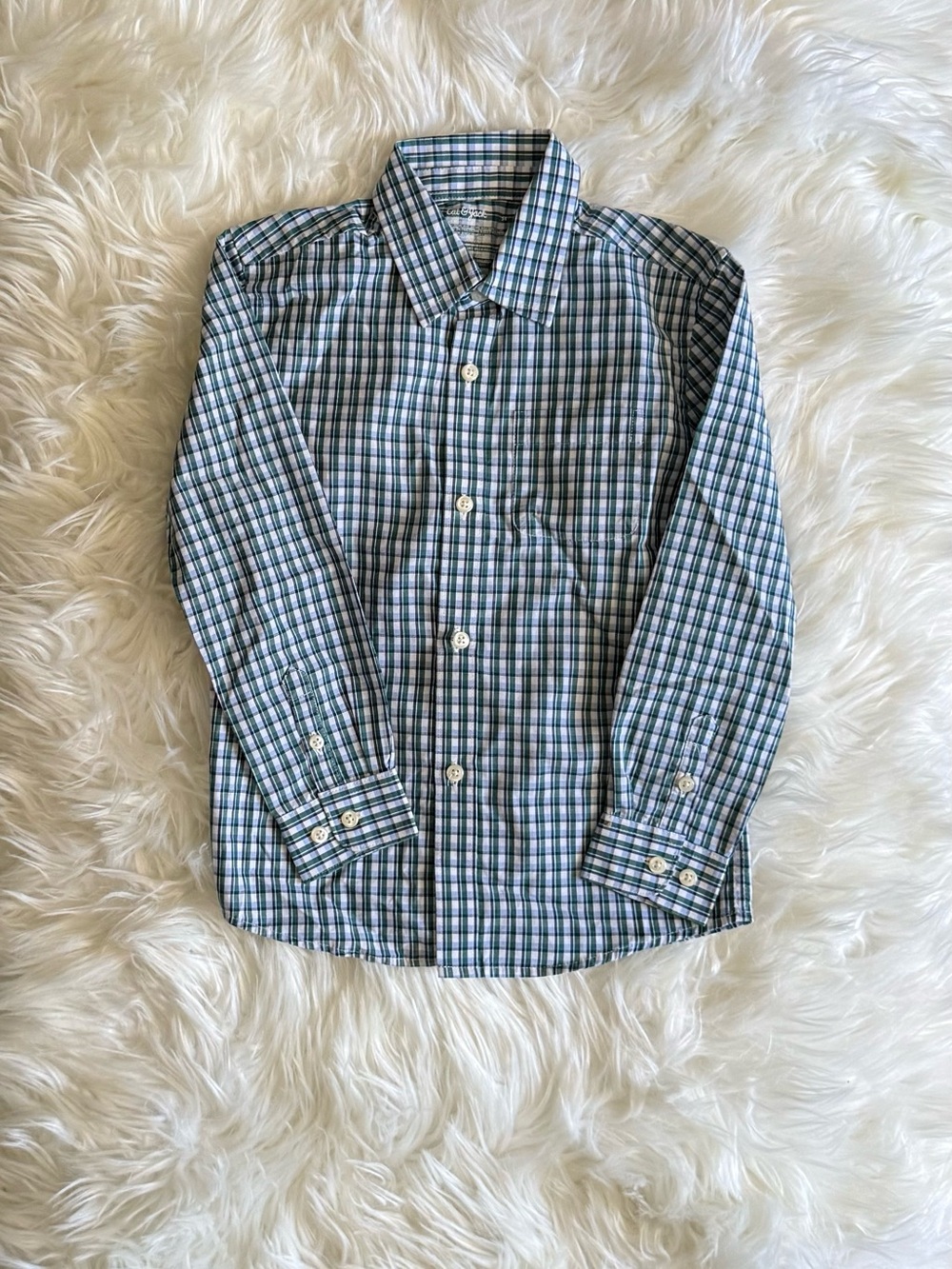 Plaid Button Long Sleeve Shirt